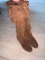 Minnetonka Hoge Laarzen Franjes Mt 38, Kleding | Dames, Schoenen, Hoge laarzen, Bruin, Ophalen of Verzenden, Zo goed als nieuw