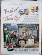 7 Up nostalgisch reclame bord (metaal), Ophalen, Zo goed als nieuw, Reclamebord