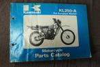 Kawasaki KL250-A 1980 motorcycle parts catalogue KL 250 A3 4, Ophalen of Verzenden, Kawasaki