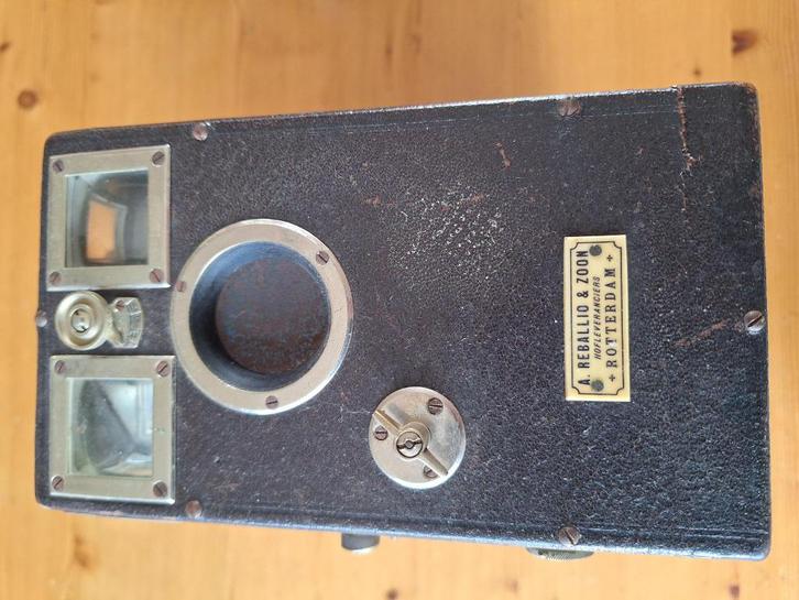 Fototoestel box camera Monopol, Audio, Tv en Foto, Fotocamera's Analoog, Gebruikt, Compact, Overige Merken, Ophalen