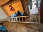 Aluminium Ladder - Lange Ladder, Doe-het-zelf en Verbouw, Ladders en Trappen, Ophalen, Gebruikt, Ladder, Opvouwbaar of Inschuifbaar