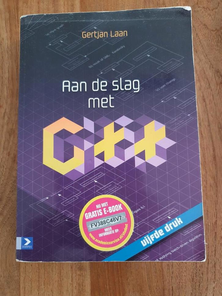 Aan de slag met C++ - Gertjan Laan (5e druk), Boeken, Informatica en Computer, Gelezen, Programmeertaal of Theorie, Ophalen of Verzenden