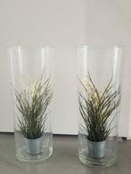 Ikea Bladet vazen - Set van 2, Ophalen, Overige kleuren, 50 tot 75 cm, Glas