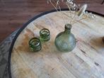 Vintage Vaasje + 2x Waxinelichthouder!, Antiek en Kunst, Ophalen of Verzenden