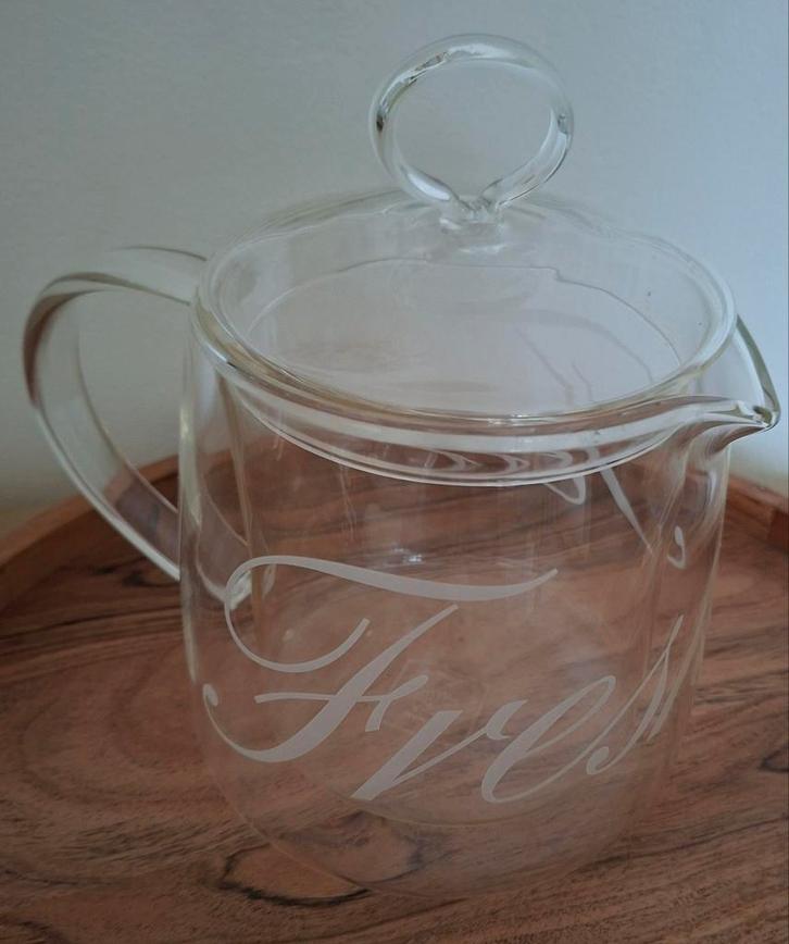 Rivièra Maison Theepot Dubbelwandig - Fresh Tea, Huis en Inrichting, Keuken | Keukenbenodigdheden, Ophalen of Verzenden