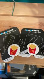 McDonald’s pop socket 2 stuks, Telecommunicatie, Mobiele telefoons | Toebehoren en Onderdelen, Ophalen of Verzenden, Zo goed als nieuw