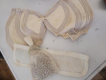 Lotje antieke Franse stoffen accesoires beschikbaar voor biedingen