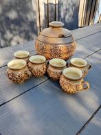 Een mooie bowl set bruin West Germany, Antiek en Kunst, Antiek | Servies compleet, Ophalen