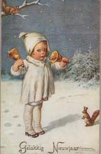 Wally Fialkowska Eekhoorn. Zeer fraaie oude AK. 1923, Verzamelen, Ansichtkaarten | Themakaarten, Verzenden, 1920 tot 1940, Gelopen