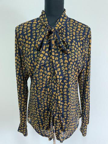 Top27 - Blauw-okergele David & Alex blouse maat XXL (1) beschikbaar voor biedingen