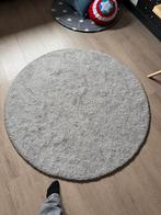 Rond Grijs Vloerkleed, Huis en Inrichting, Stoffering | Tapijten en Kleden, Ophalen, 100 tot 150 cm, Rond, Zo goed als nieuw