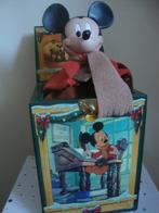 Vintage Disney Enesco Mickey's Christmas Carol Speeldoos, Verzamelen, Disney, Mickey Mouse, Ophalen of Verzenden, Beeldje of Figuurtje