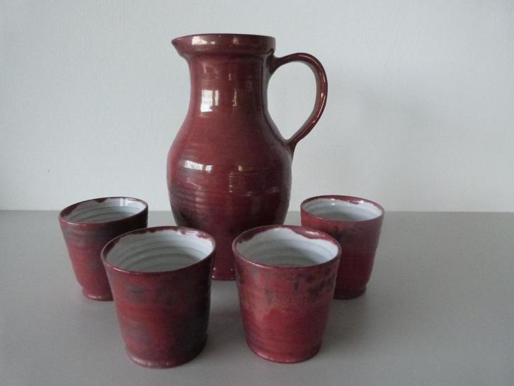 Laurens Goldewjk  gesigneerd keramiek - roodbruin, Antiek en Kunst, Antiek | Keramiek en Aardewerk, Ophalen of Verzenden