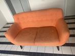 Oranje bankje, Ophalen, Hout, Gebruikt, Tweepersoons