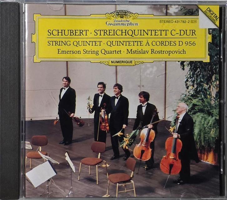 Schubert - Strijkkwintet C-Dur D 956 - Deutsche Grammophon, Cd's en Dvd's, Cd's | Klassiek, Zo goed als nieuw, Kamermuziek, Romantiek