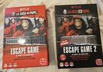 2 La Casa de Papel Escape Games, Jumbo, Ophalen of Verzenden, Zo goed als nieuw, Reisspel