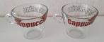 2 Leonardo glazen Cappuccino bekers, Huis en Inrichting, Keuken | Servies, Ophalen of Verzenden, Zo goed als nieuw, Glas