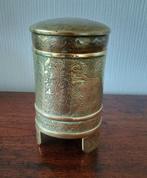 bronzen tabaksdoos /  sigarenpot, Antiek en Kunst, Antiek | Koper en Brons, Ophalen of Verzenden, Brons