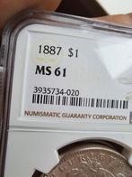 Morgan Dollar, Ophalen of Verzenden, Noord-Amerika, Losse munt, Zilver