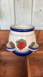 Aardbeien pot, Tuin en Terras, Bloempotten, Rond, Ophalen of Verzenden, Zo goed als nieuw, Minder dan 25 cm