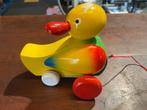 Houten Trek Eend Speelgoed, Kinderen en Baby's, Speelgoed | Houten speelgoed, Ophalen of Verzenden, Gebruikt, Duw- of Trekspeelgoed