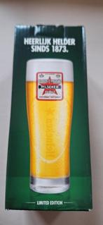 Heineken limited edition glas in doos voor verzamelaar, Ophalen of Verzenden, Zo goed als nieuw, Glas of Glazen, Heineken