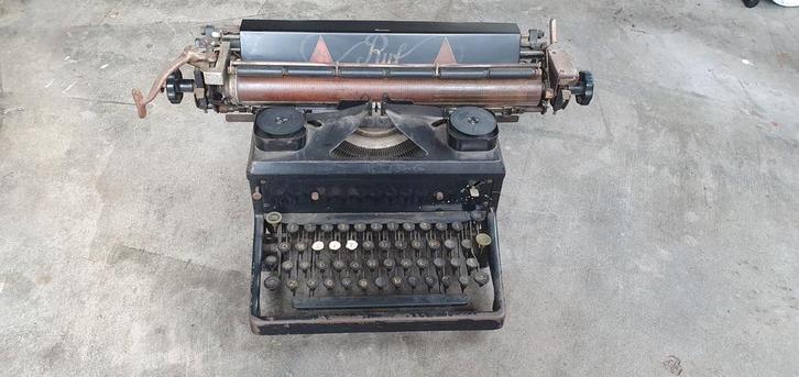 Antieke typemachine merk Ruf 3, Diversen, Typemachines, Ophalen