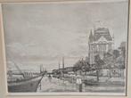 Ets Jan van Rijsewijk - Witte Huis Rotterdam, Antiek en Kunst, Kunst | Etsen en Gravures, Ophalen of Verzenden