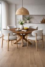 Magazijn Leegverkoop Ronde eettafel massief matrix mangohout, Nieuw, Ophalen of Verzenden, Info@wkhome.nl, Argonweg 20 Amersfoort