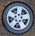 Winterbanden 15 inch  inclusief velgen en wieldoppen, Auto-onderdelen, Banden en Velgen, Ophalen, Gebruikt, 15 inch, Winterbanden