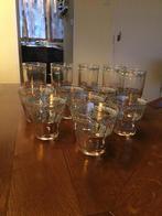 Gold leaf borrelglaasjes, Ophalen of Verzenden, Gebruikt, Borrel- of Shotglas