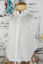 Ralph Lauren wit linnen bloesje maat 4 NIEUW, Kinderen en Baby's, Kinderkleding | Maat 104, Nieuw, Ralph Lauren, Meisje, Ophalen of Verzenden