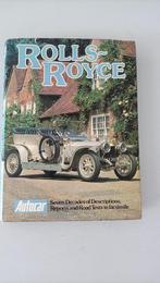 vintage boek Rolls Royce autocar tests, techniek jaren 70, Boeken, Ophalen of Verzenden, Gelezen, Overige merken