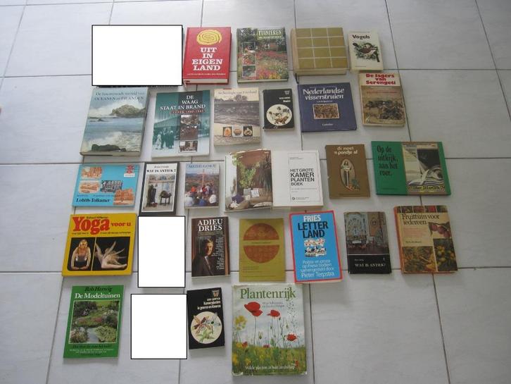 Diverse hobbyboeken over o.a. tuinieren, reizen, dieren etc., Boeken, Hobby en Vrije tijd, Gelezen, Overige onderwerpen, Ophalen
