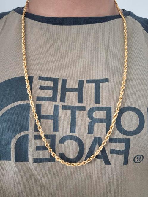 Mooie 22 KT Gouden Rope Chain NU VOOR 999,-!!, Sieraden, Tassen en Uiterlijk, Kettingen, Nieuw, Goud, Goud, Ophalen of Verzenden