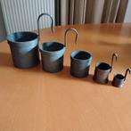 Oude tinnen maatbekers, Ophalen of Verzenden