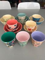 8 Rice DK melamine bekers + schalen met bloemenprint, Huis en Inrichting, Keuken | Servies, Overige materialen, Ophalen of Verzenden