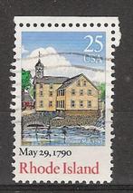 USA, Rhode Island, 200 jaar, 1990., Postzegels en Munten, Verzenden, Gestempeld, Noord-Amerika