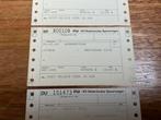 Oude NS Treinkaartjes uit 1984 - 3 stuks, Verzamelen, Ophalen of Verzenden, Gebruikt, Trein, Overige typen