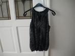 zgan heel mooi zwart grijs topje maat 40 merk chiminy, Kleding | Dames, Tops, Maat 38/40 (M), Overige kleuren, Ophalen of Verzenden