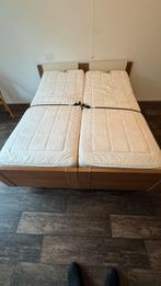 Tweepersoonsbed 160x200 met elektrische bodems., Ophalen, Beige, Tweepersoons, 200 cm