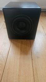Jk acoustics optima subwoofer actief, Gebruikt, Subwoofer, 120 watt of meer, Ophalen