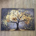 Canvas schilderij 120x80 cm - Gouden boom, Oorspronkelijke maker, Nieuw, Ophalen of Verzenden, Print