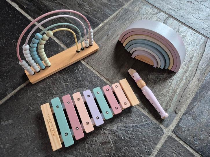 Little Dutch houten speelgoed roze mint hout, Kinderen en Baby's, Speelgoed | Houten speelgoed, Gebruikt, Ophalen of Verzenden