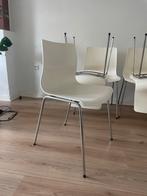 Ikea wit 6 stoelen van €180 naar €50!, Huis en Inrichting, Ophalen, Gebruikt, Wit, Twee