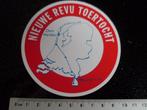sticker nieuwe revu toertocht den helder maastricht, Verzamelen, Stickers, Verzenden, Zo goed als nieuw, Bedrijf of Vereniging