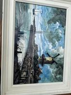 Tegelschilderij van ruysdael, Antiek en Kunst, Ophalen of Verzenden