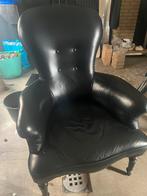 Stoel gratis af te halrn, Ophalen, Zwart, Leer, Zo goed als nieuw