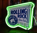 NEON ROLLING ROCK, Ophalen of Verzenden, Lichtbak of (neon) lamp