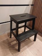 Opstapje / kruk Ikea Bekvam zwart, Ophalen, Zo goed als nieuw, Hout